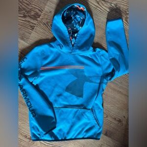 Under Armour Teal Hoodie with Logo
